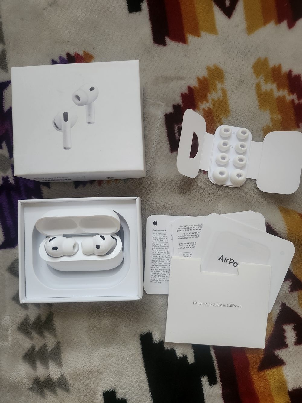 Apple White AirPods Pro with Charging Case and Extra Tips